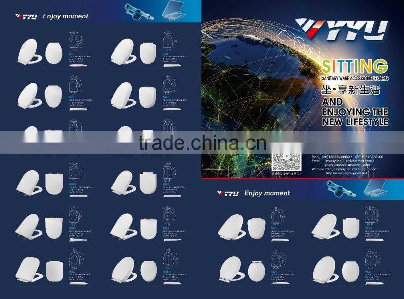 007 PP Toilet Seats; 1.2g Universal Types Toilet Covers Hot Sale to Europe