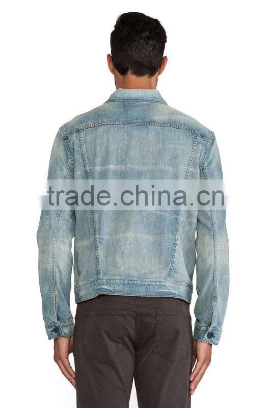 2015 fashion jacket blue denim jacket men jacket JXF040
