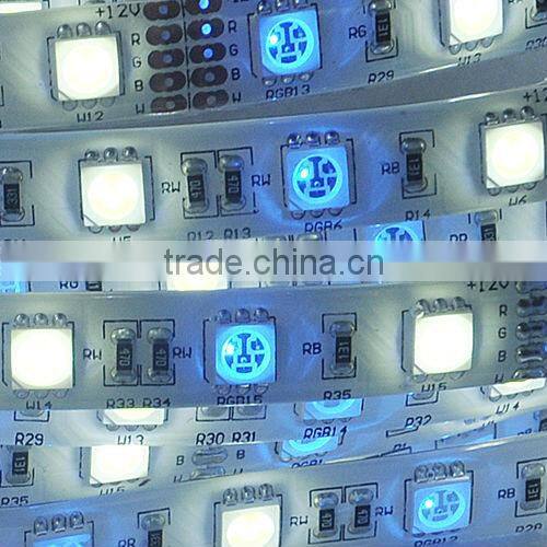 color changeable 60leds/m 72leds/m waterproof IP65 SMD 5050 RGB+CW flex Led strip