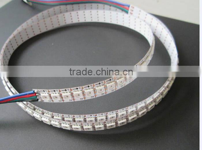 ic ws2811 high density addressable led strip ws2812b rgb led pixel string 144leds/meter with ce rohs approval
