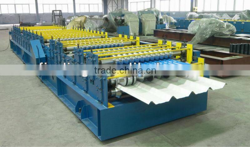 used trapezoidal metal color roof tile panel roll forming machine for sales