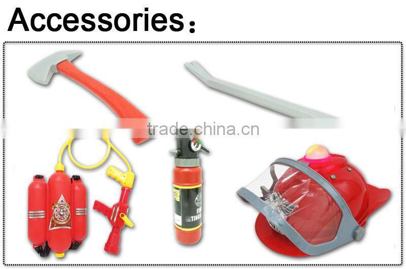 2015 latest arrival fireman toy set rescue tools
