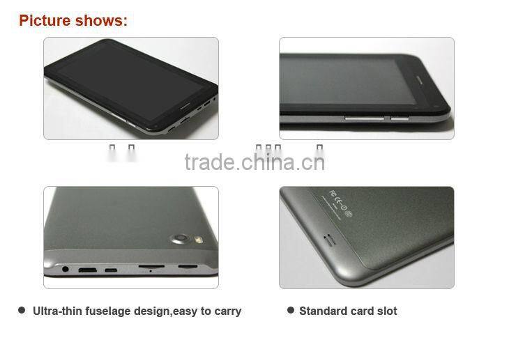 Latest 7" MT6577 Phone Tablet Pc 3G Sim Card Slot With 3G Phone Call,GPS