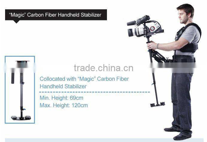 Wondlan Leopard III 1-5 KG Support System Carbon Steadicam Stabilizer +Single Arm +Vest