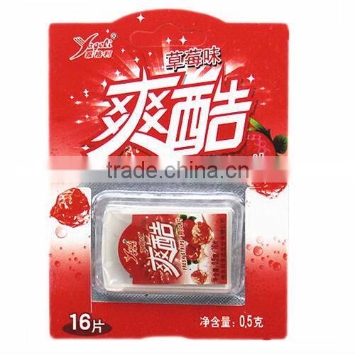 Hot sale new product sweet paper mint candy candies