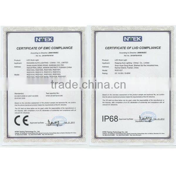 9v~32v 27w car accessary RGD1004 ip68 camping truck boat led work light,led tractor light