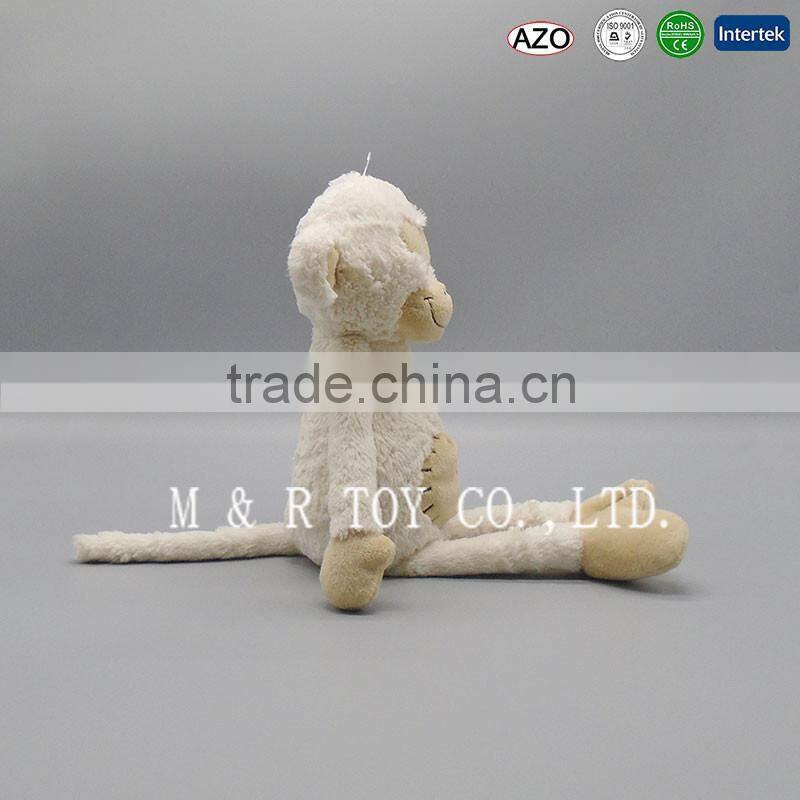 New Product Lovely Monkey Soft Toy in White and Brown Color