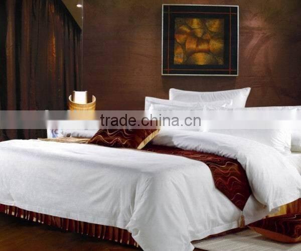 100% Cotton Sheet Bed Sheet Hotel Linen Luxury Hotel Bedding Set