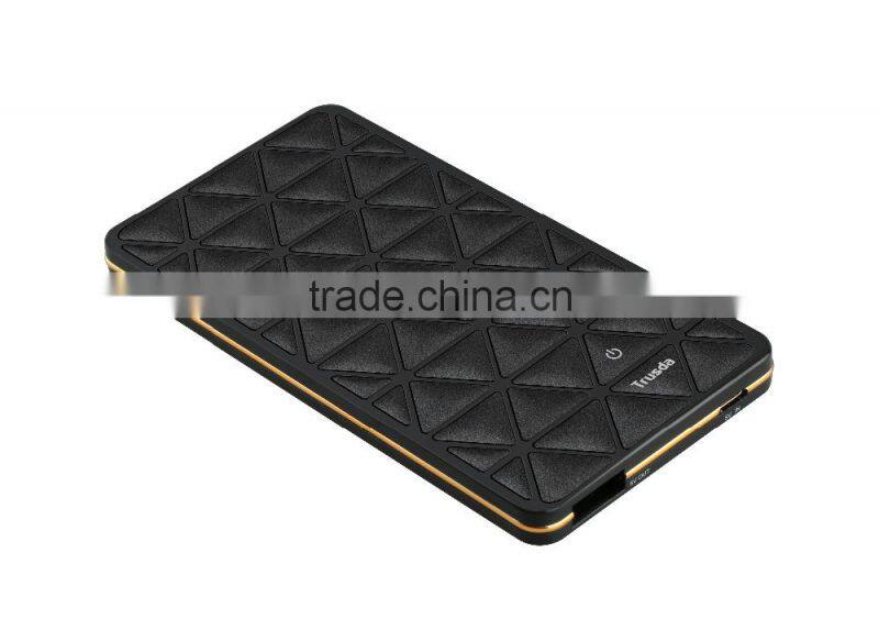 deji portable power bank kingleen portable power bank charger 3000mah Christmas Gift Power Bank Built in Micro USB Cable