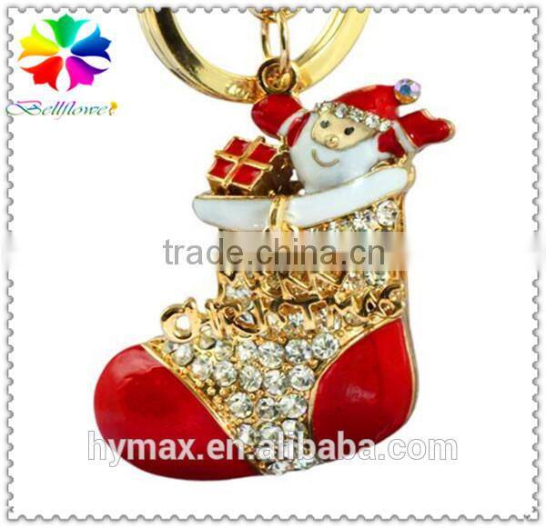 hot sales Christmas gift metal custom keychain