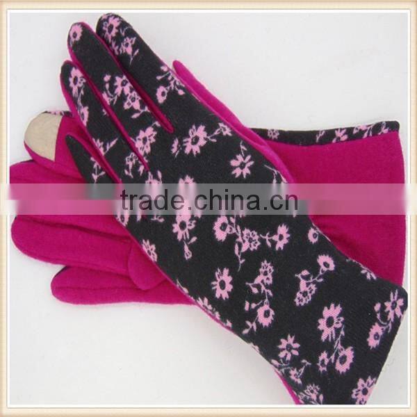 Cashmere Wool Warm Winter arthritis compression gloves 2016 top sell