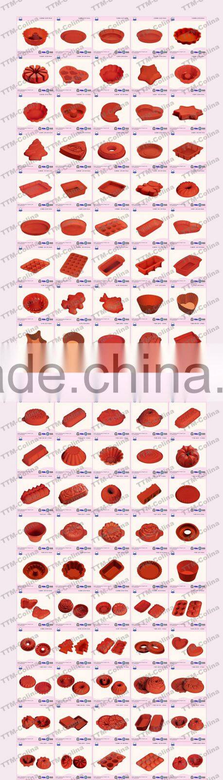 China supplier silicone cake baking pans decoration tools cake mould