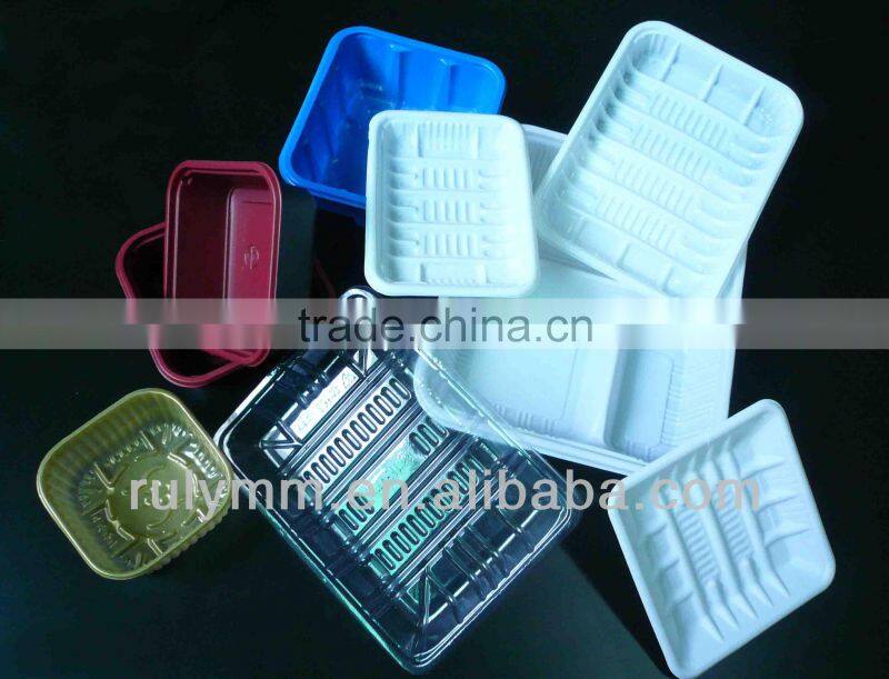 PET material plastic packing tray