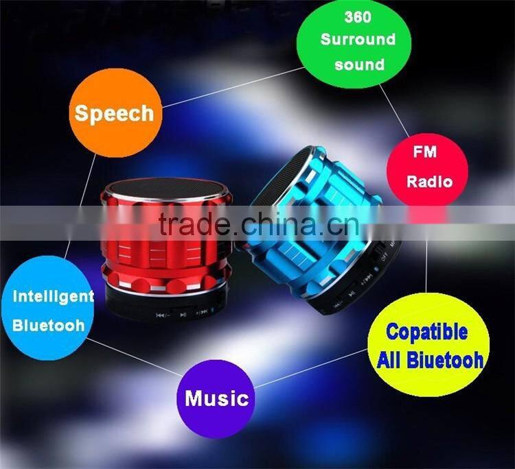 Portable Mini Bluetooth Speaker Super Bass Stereo Wireless Speakers Handsfree Loudspeaker With Mic +TF Card Slot For Laptop/PC