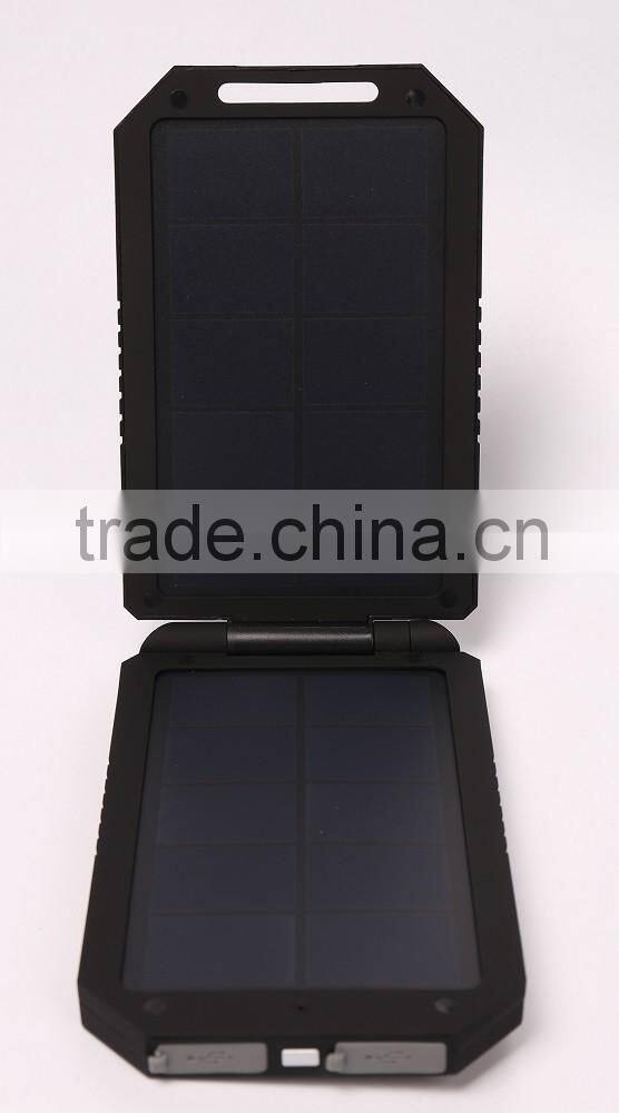 Foldable Power Bank with a Build-in Hhigh Efficiency Solar Panel