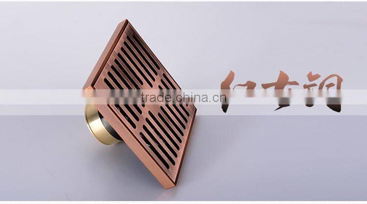 LABRAZE LE8501H bathroom/kitchen brass floor drains with Antique brushed
