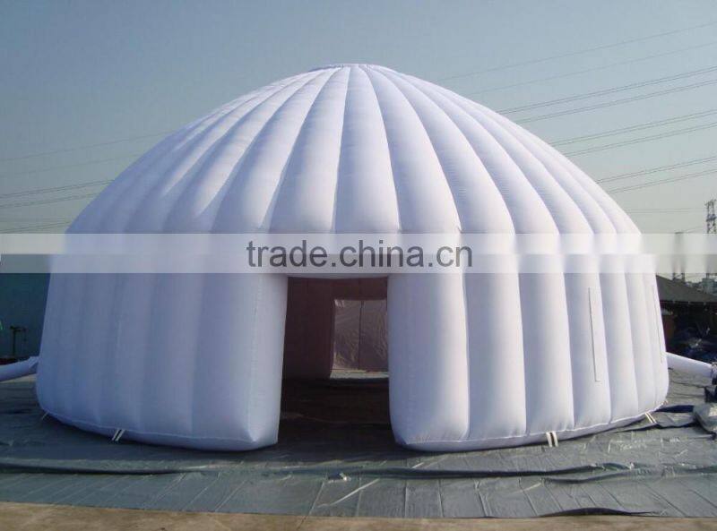 giant white Inflatable igloo tent Inflatable outdoor event tent