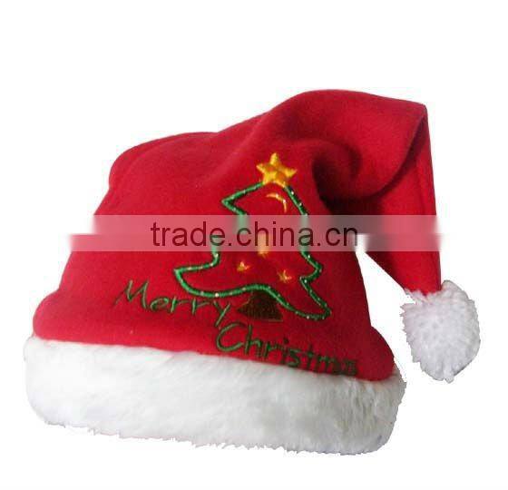 Santa claus plush christmas hat cap christmas items x'mas