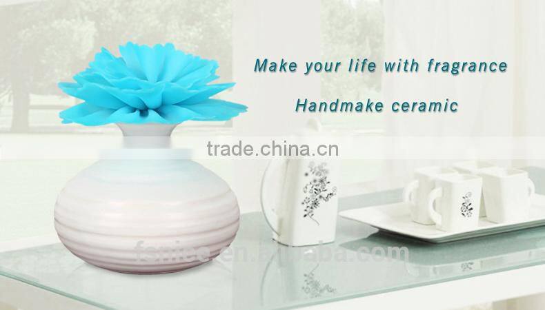 Handmake AP130ml Ceramic Natural Aroma Flower Reed Diffuser