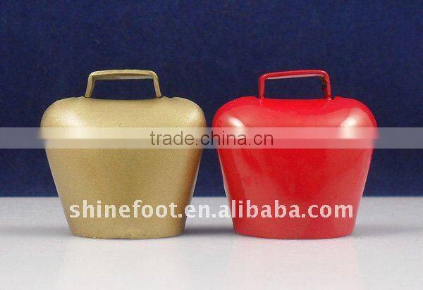 1.5inch mini swiss cow bell A4-C018 with leather strap and keyring as souvenirs (E142)