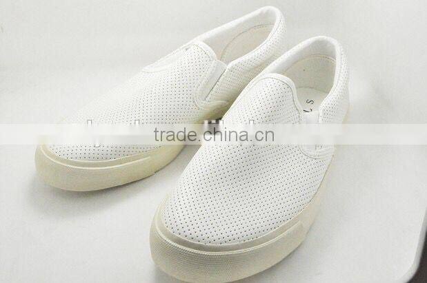 Men loafer shoes young PU punch holes shoes casual cool man shoes