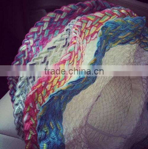 2016 fashion OEM selling colorful beach sun hats handmade boutique store new arrived girls straw hats