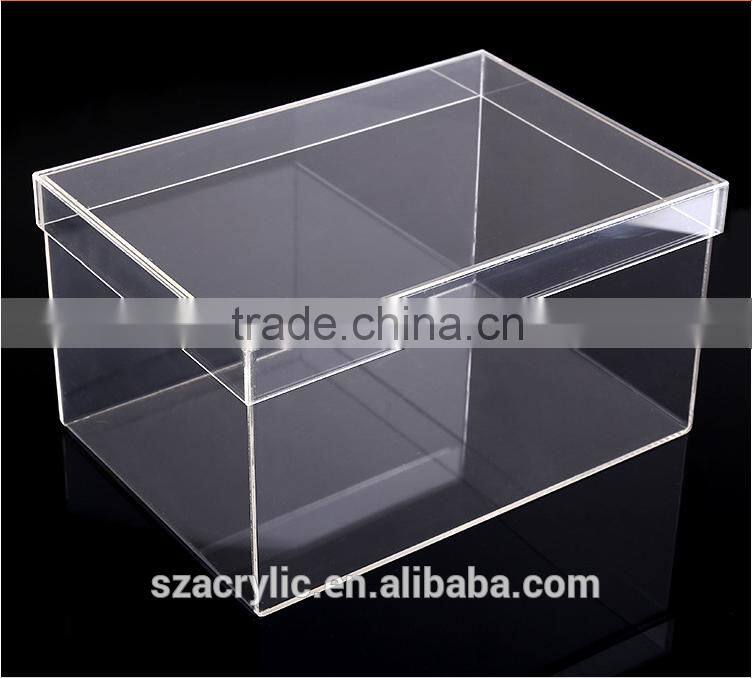 High Transparency Clear Acrylic Box with cover