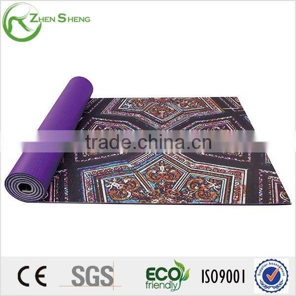 ZHENSHENG paraffin free full printing yoga mat