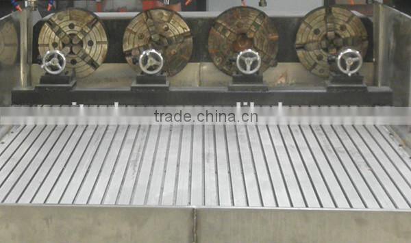 4 axis rotary hot new products for 2015 stone/marble/granite cnc engraving machine