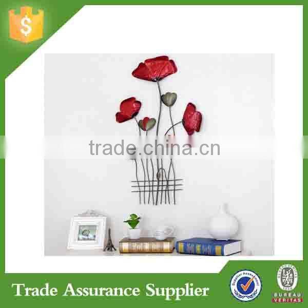 First JHB Metal Wall Decoration with beautiful flower for sale