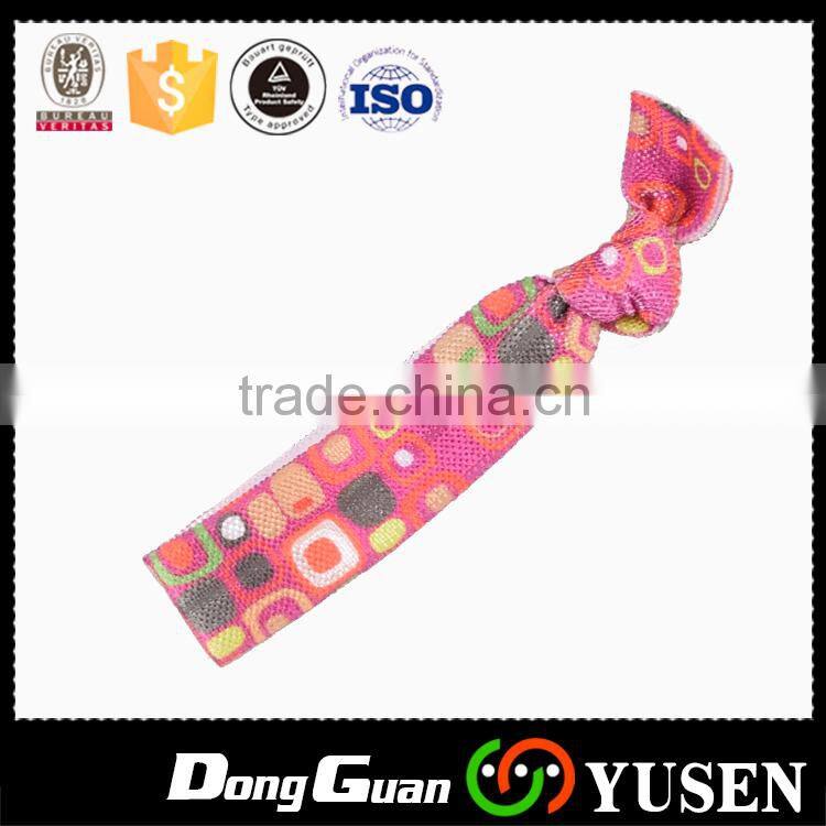 Best Selling Printed Women Fold Over Hair Tie