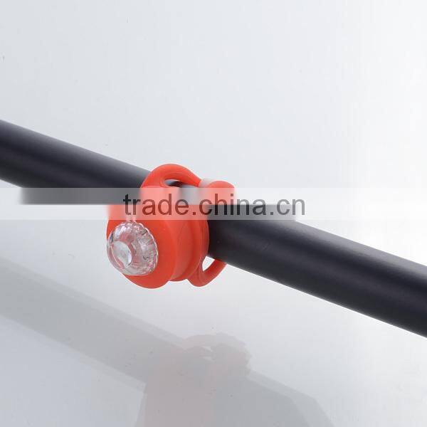 Super Bright LED Silica Gel mini bike light with CR2032