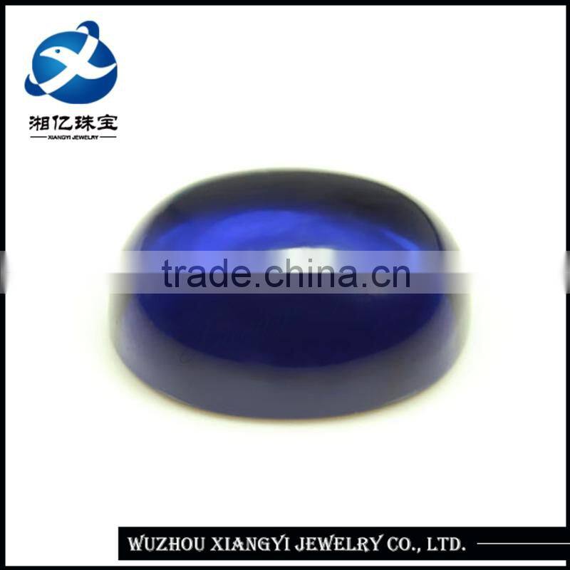 High Temperature Resistant For heat corundum blue sapphire cabochon gemstone wholesale