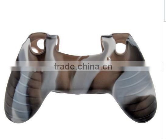 6 Colors Camouflage Silicone Case Cover for PS4 Controller shell Wholesale