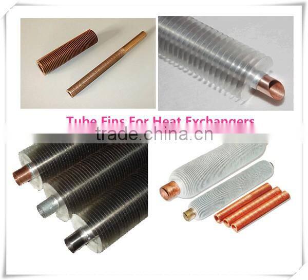 Reliable aluminum fin and copper tube for industrial heat exchanger and air cooler