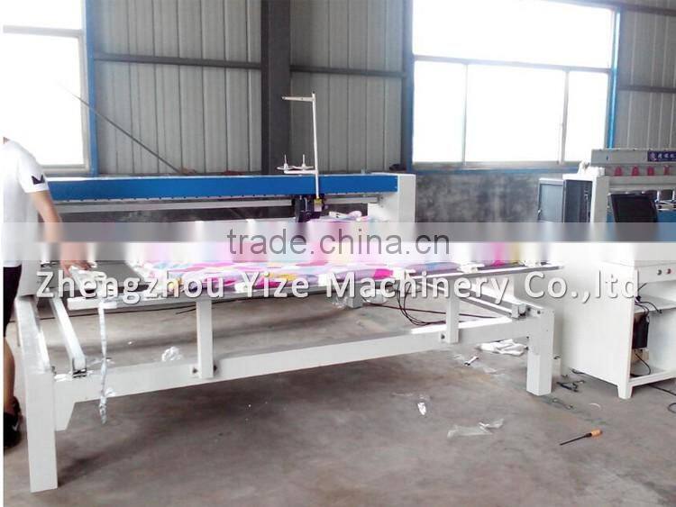 LCD Screen Computerized Single needle quilting frame single head quilting machine price mattress sewing machine
