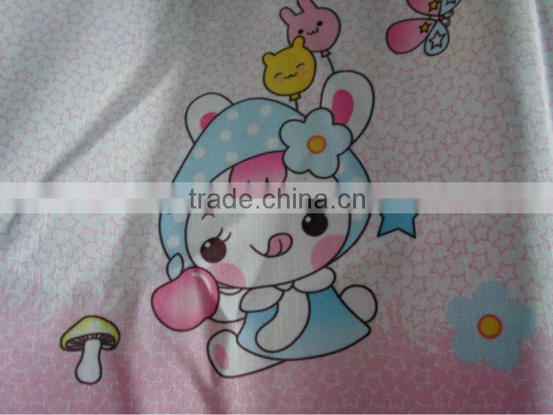 New arrival 100% polyester printed with cartoon children curtain fabric