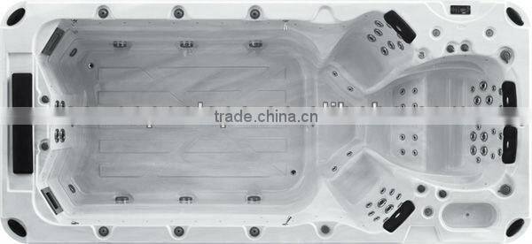 ROM4822 New design swimming pool spa with 4 pillows