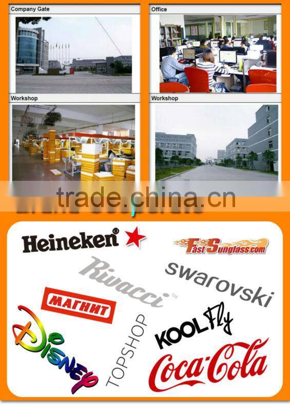 Progressive Dual Colors Rimless Women Metal Heart Shaped Sunglasses