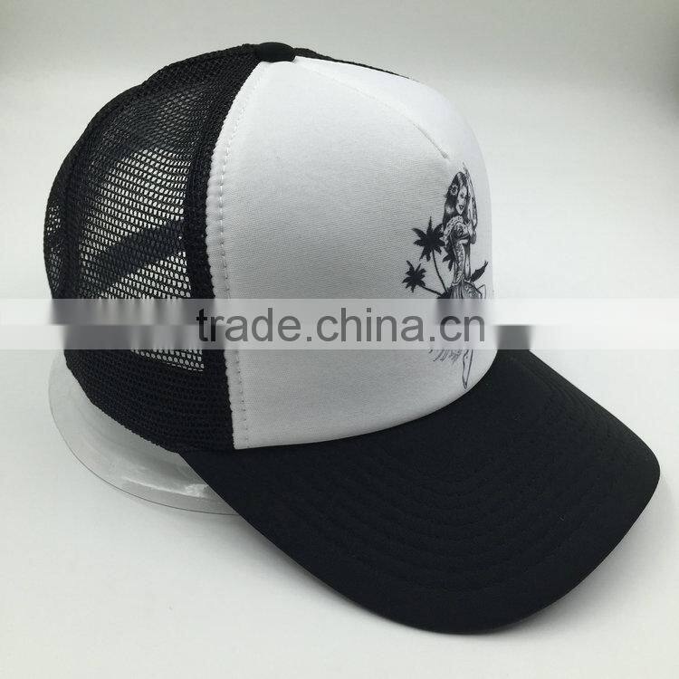 Custom design sublimation trucker cap
