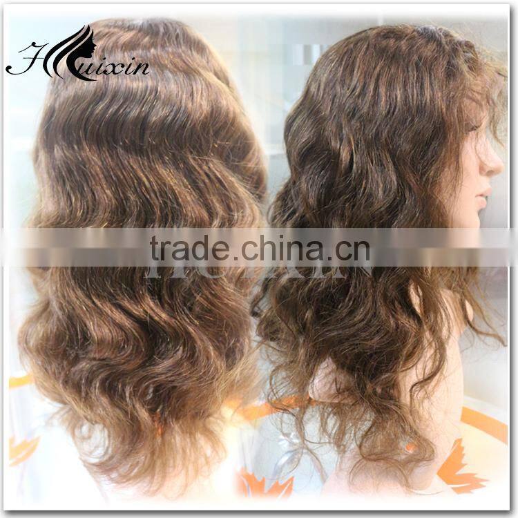 AAAAAA half lace wig /wig for women black/ cheap human hair full lace wig