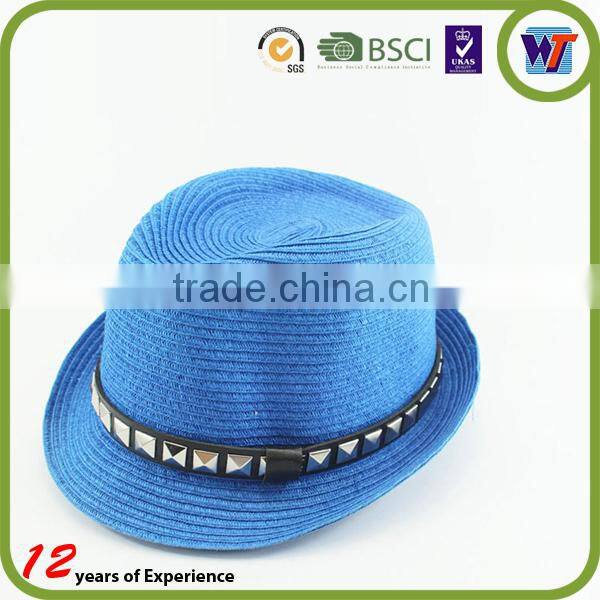 Fedora Trilby Cap Cowboy Summer Beach Sun Straw Hats
