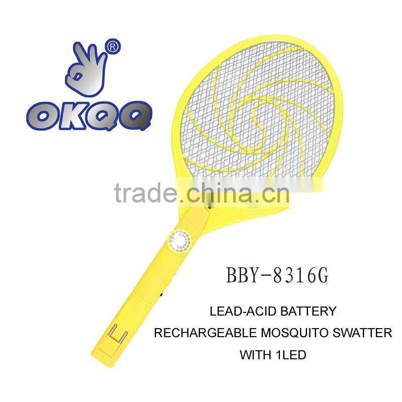 BBY-8316 LED POWERFUL RECHARGEABLE ELECTRIC FLY SWATTER
