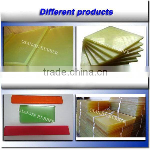 High Wear Resistant Cast Molded Polyurethane Wear Bar/strip