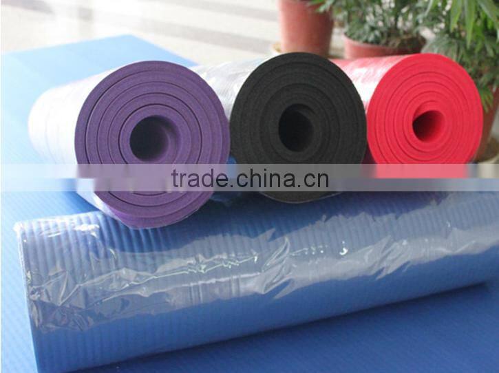 Eco-friendly good quality TPE NBR PVC waterproof health exercise yoga mat