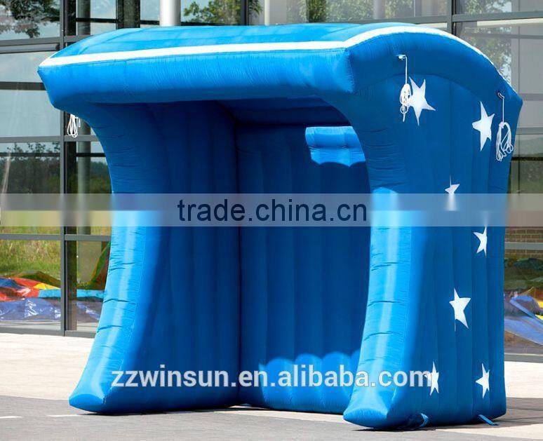 EN14960 Show Display Inflatable Cube Booth