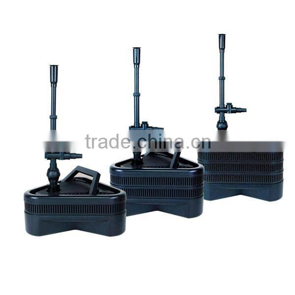 Arowana ornamental fish farm pond water filter system
