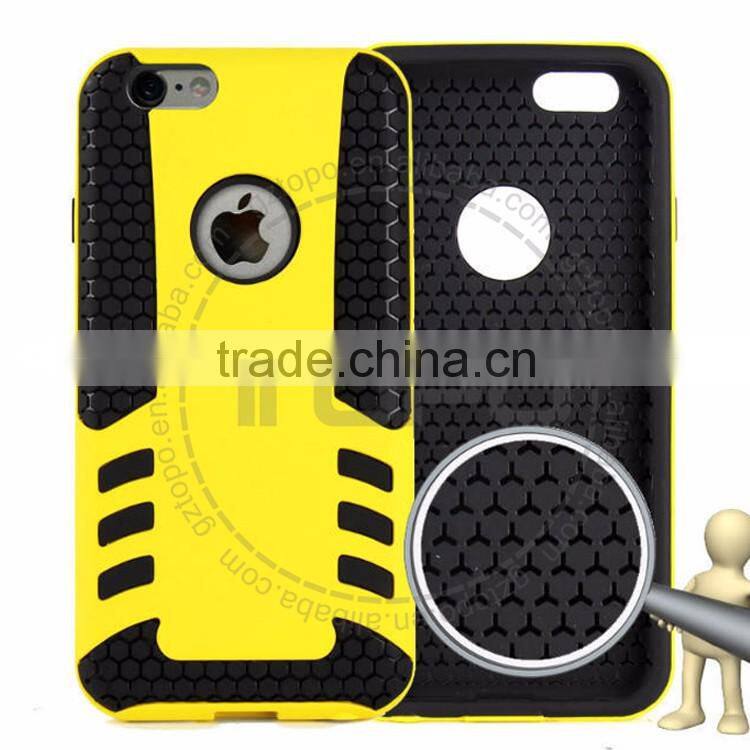 wholesale hot selling China Supply Rocket launcher combo Ultra-thin TPU+PC 2in1 armor cell phone case for iphone 6 6s plus