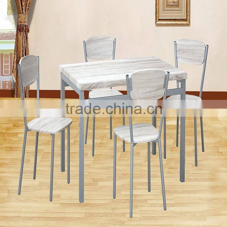 White Wood Dining Table Set