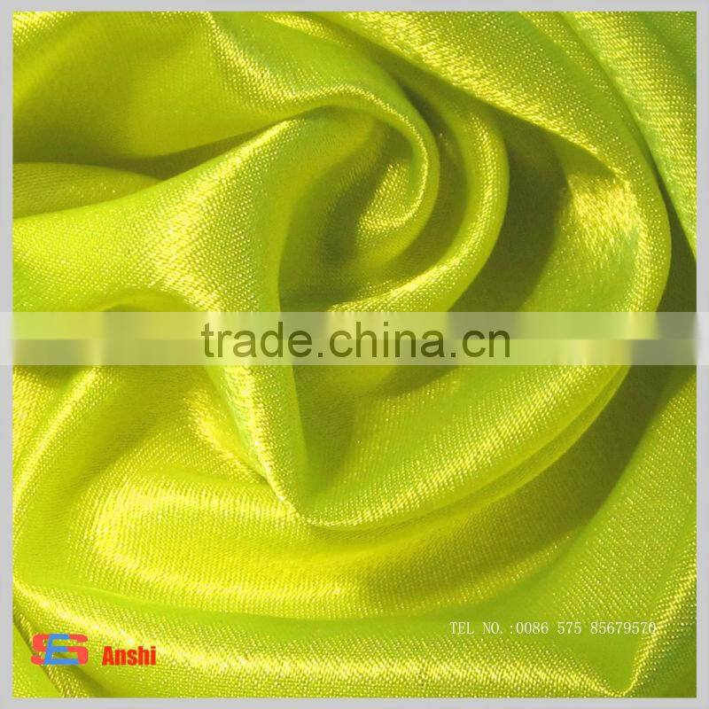 210-220g/m Cheap Polyester Back crepe satin fabric for dress in shaoxing